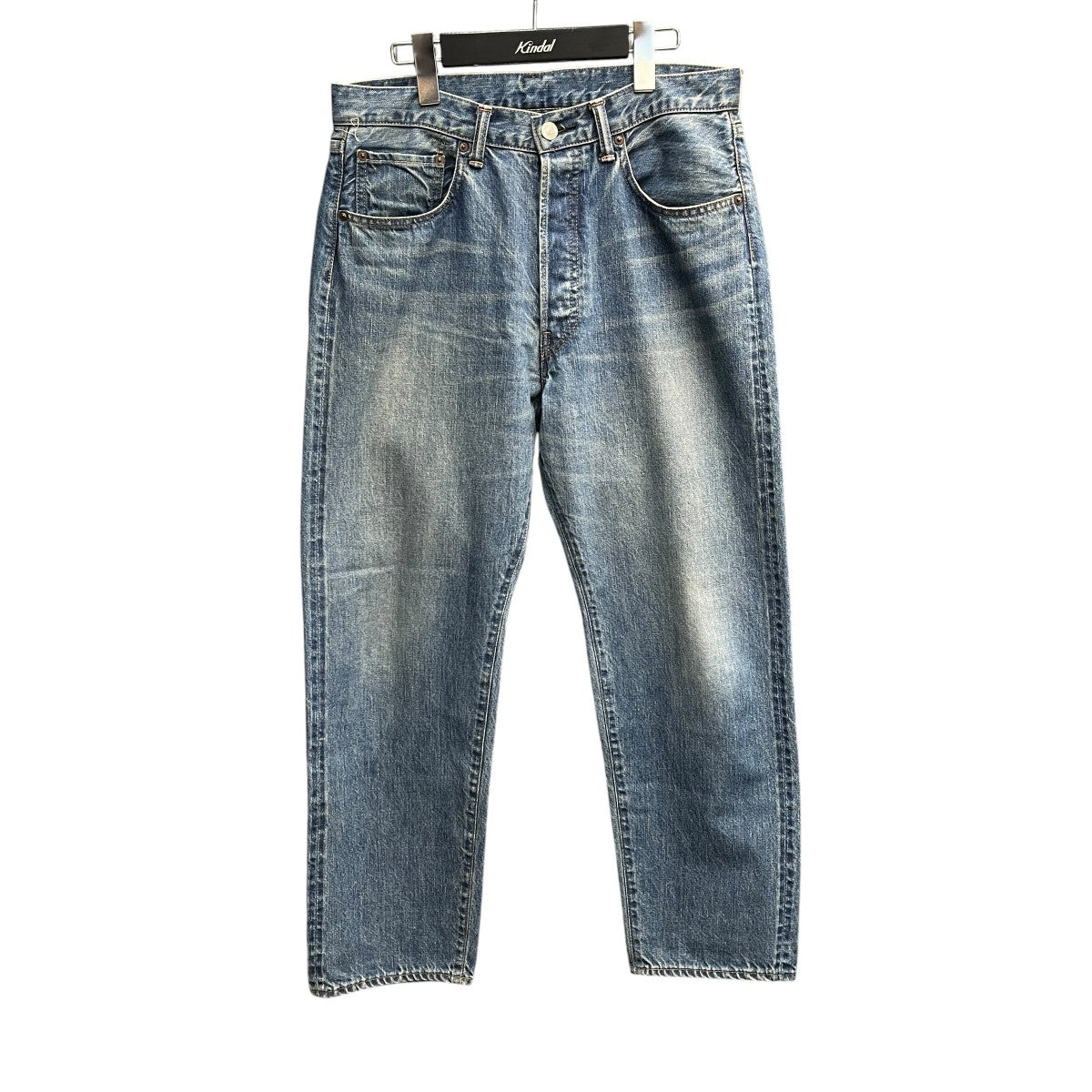 A．PRESSE 23SSWashed Denim Pantsストレートデニムパンツ23SAP-04-24H 古着・中古-1枚目のアイテム画像