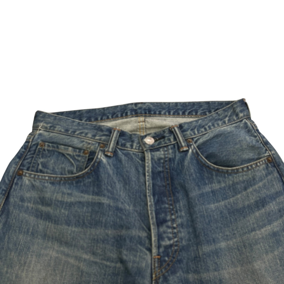 A．PRESSE 23SSWashed Denim Pantsストレートデニムパンツ23SAP-04-24H 古着・中古-3枚目のアイテム画像