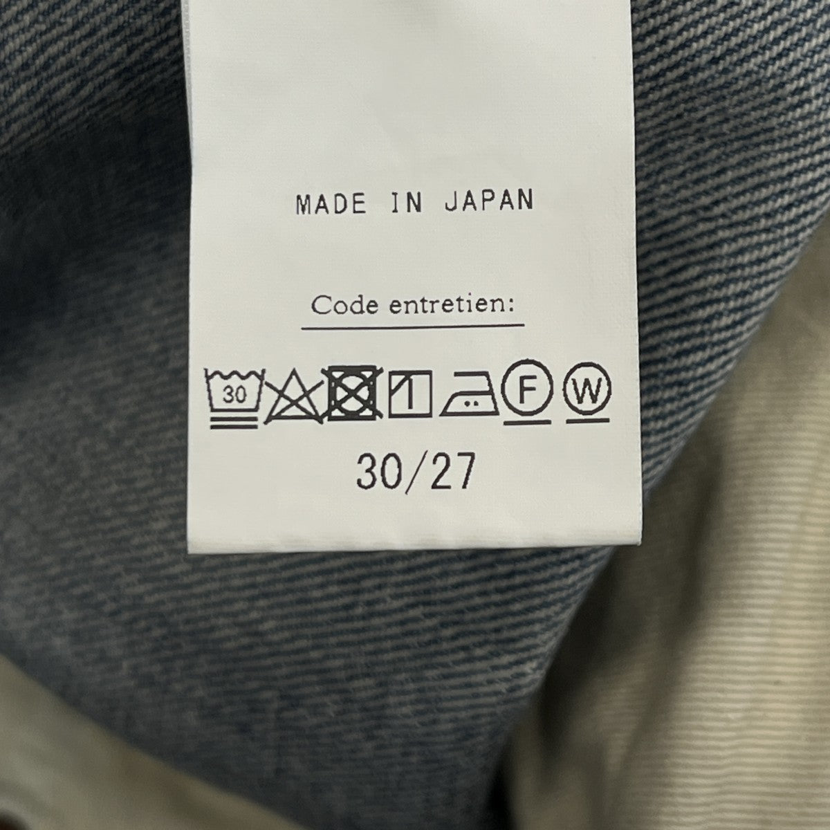 A．PRESSE 23SSWashed Denim Pantsストレートデニムパンツ23SAP-04-24H 古着・中古-8枚目のアイテム画像