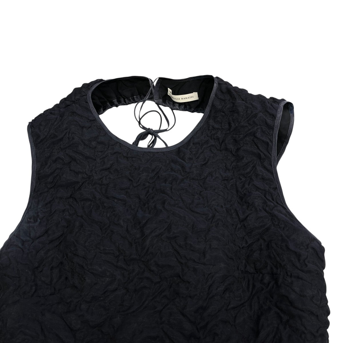 Cecilie Bahnsen FANG DRESSノースリーブワンピース2.22RTW10027 古着・中古-3枚目のアイテム画像