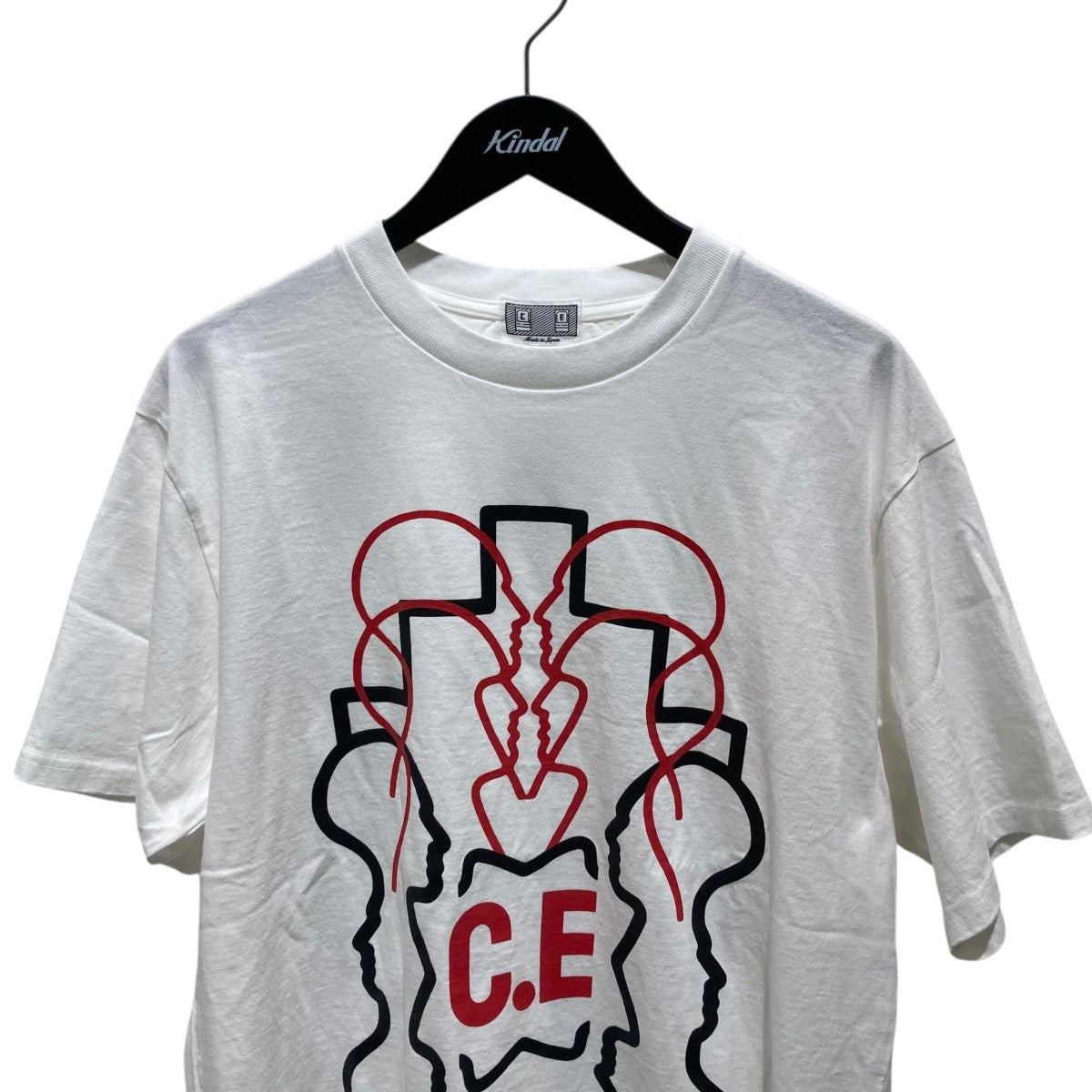 WB ziggurat heads II star C．E red TプリントTシャツ1264-599-2097