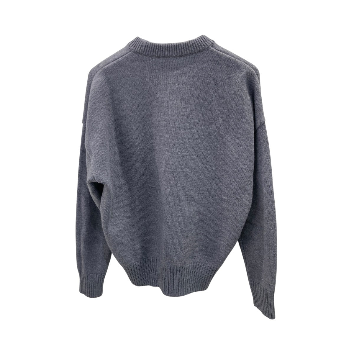 AMI Alexandre Mattiussi UKS002.018 ウール プルオーバー ニット ami alexandre mattiussi(アミアレクサンドルマテュッシ) ロゴニット
