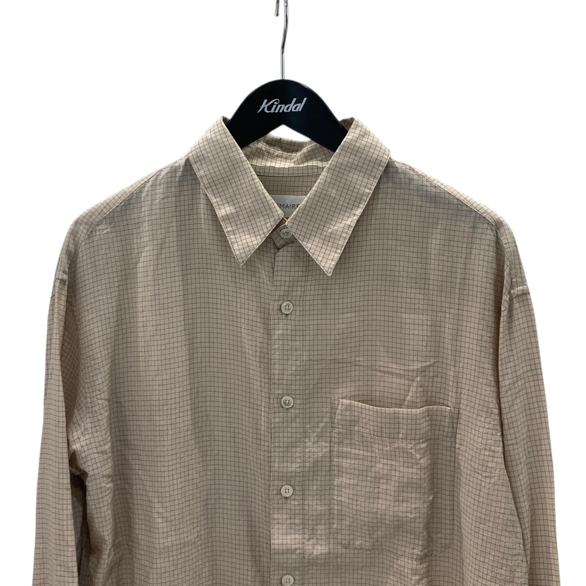 REGULAR COLLAR LS SHIRTチェックシャツX221 SH188 LF746