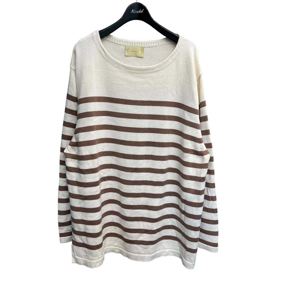 First Pick Suvin Gold Basque Knitボーダーニット24SSCA0436