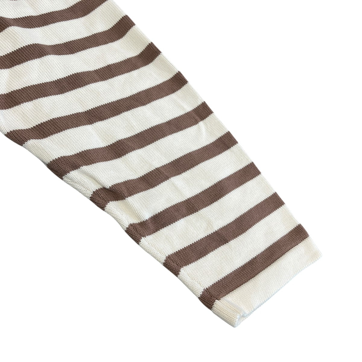 First Pick Suvin Gold Basque Knitボーダーニット24SSCA0436