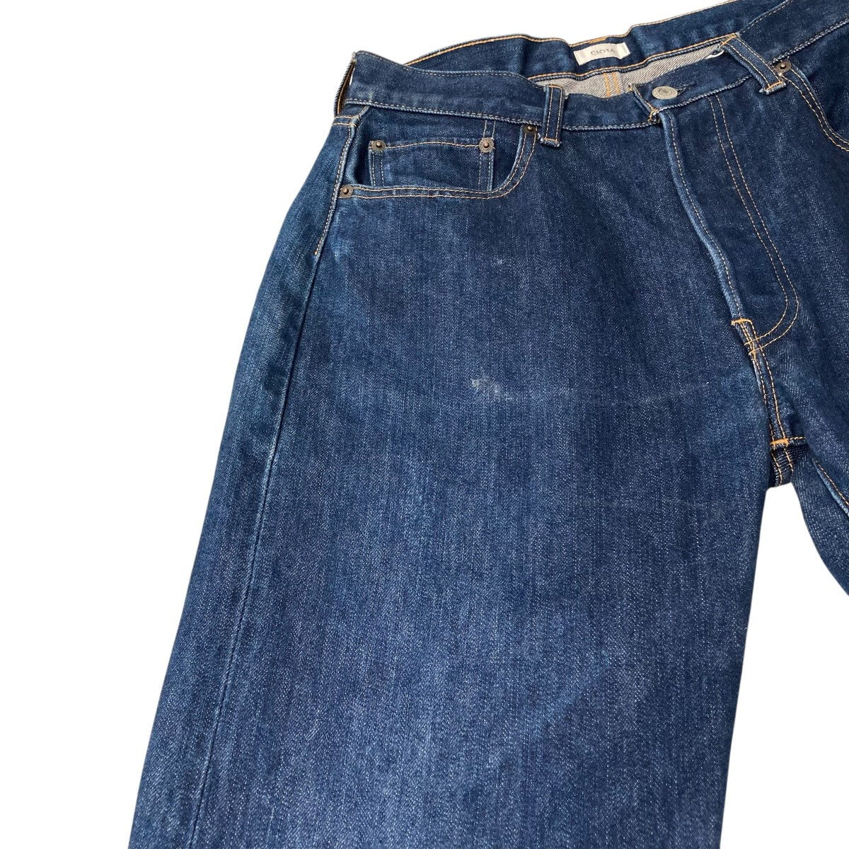 本藍スビンコットン 13．5oz ストレートデニムパンツ／ジーンズPTM-1STB