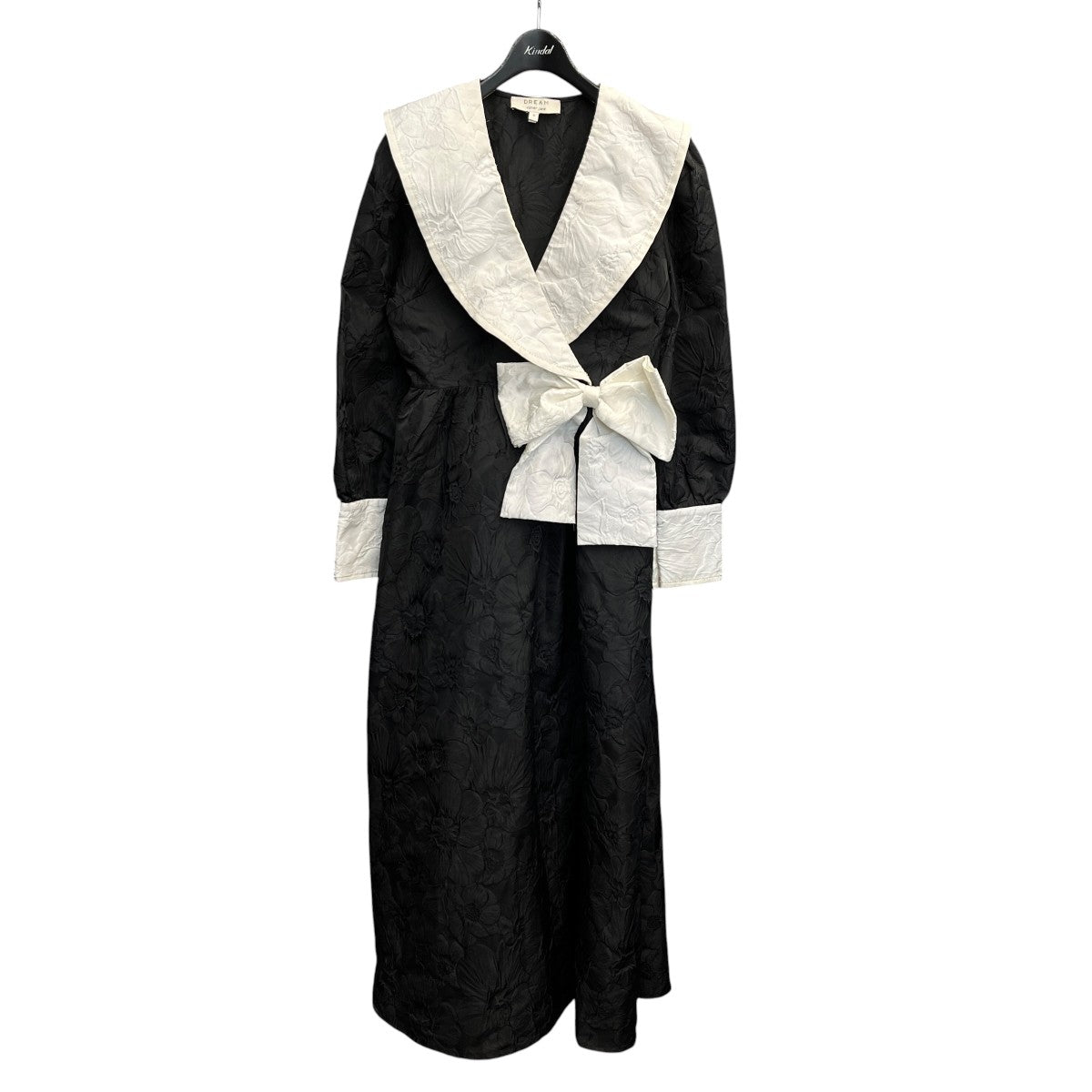 Daya Jaquard Maxi Dress花柄ワンピース31SK01DRD588BLK