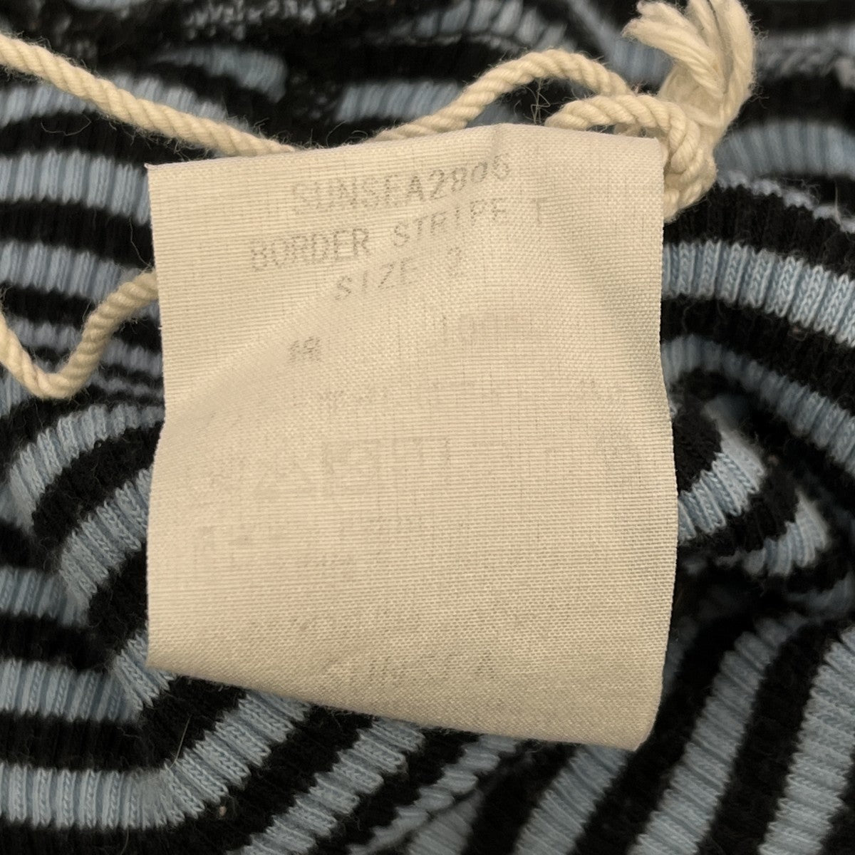 28th Border Stripe Tボーダー半袖TシャツSUNSEA2805