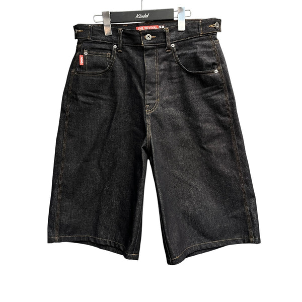 9090(ナインティナインティ) King Logo Buggy Jortsデニムショート