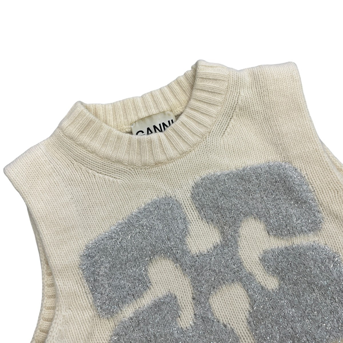 Graphic Wool Mix VestニットベストK2252