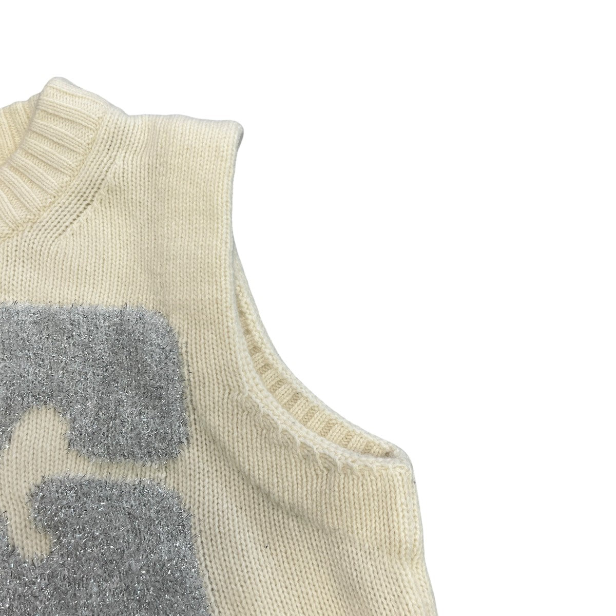 Graphic Wool Mix VestニットベストK2252