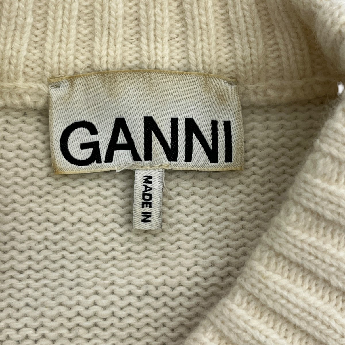 Graphic Wool Mix VestニットベストK2252