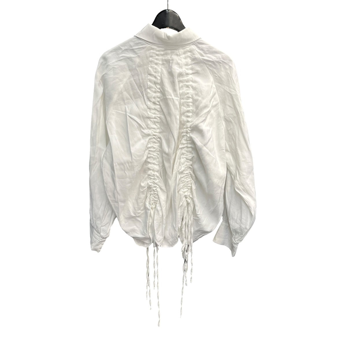 デルファイドローストリングシャツ28GH03BLG246WHT