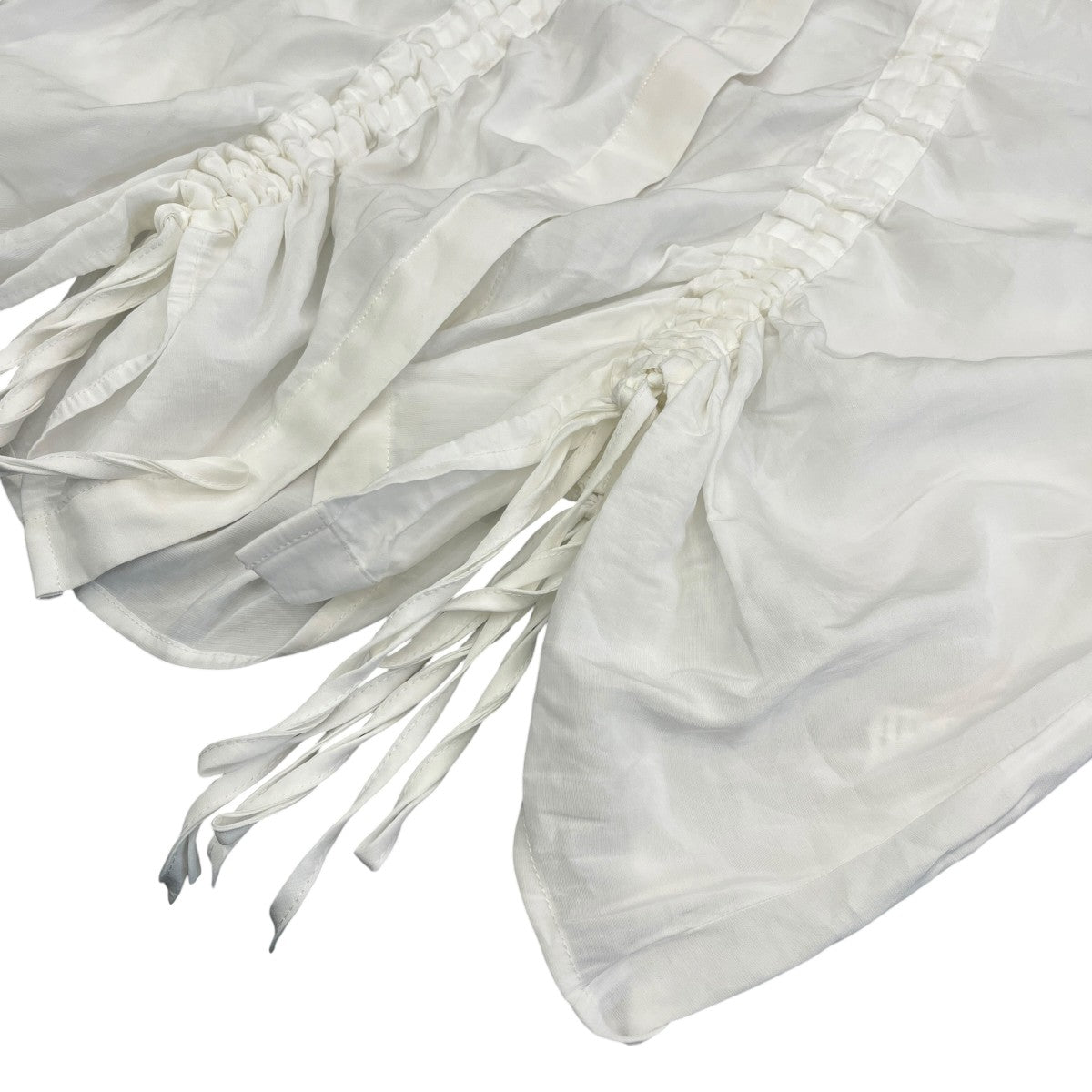 デルファイドローストリングシャツ28GH03BLG246WHT