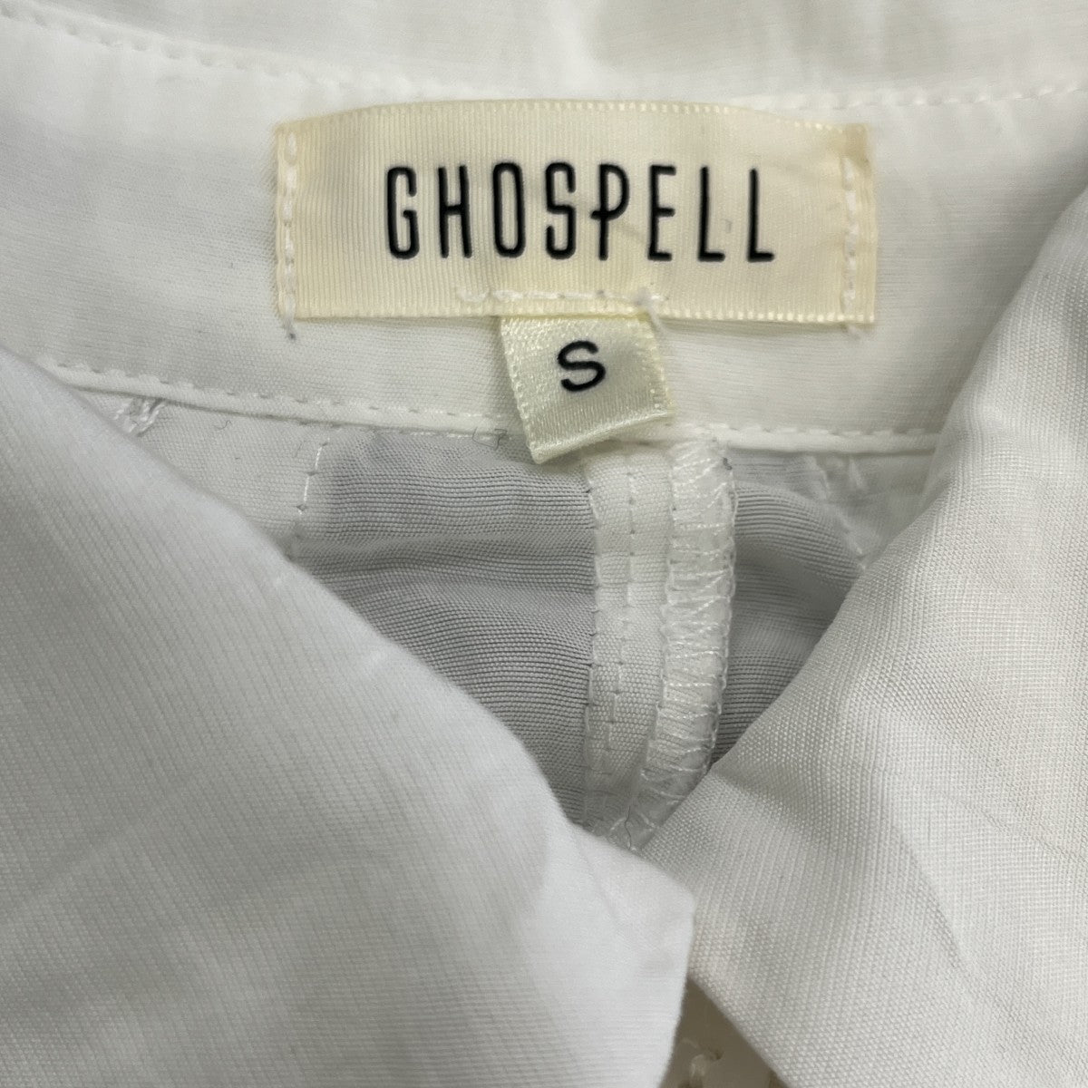 デルファイドローストリングシャツ28GH03BLG246WHT
