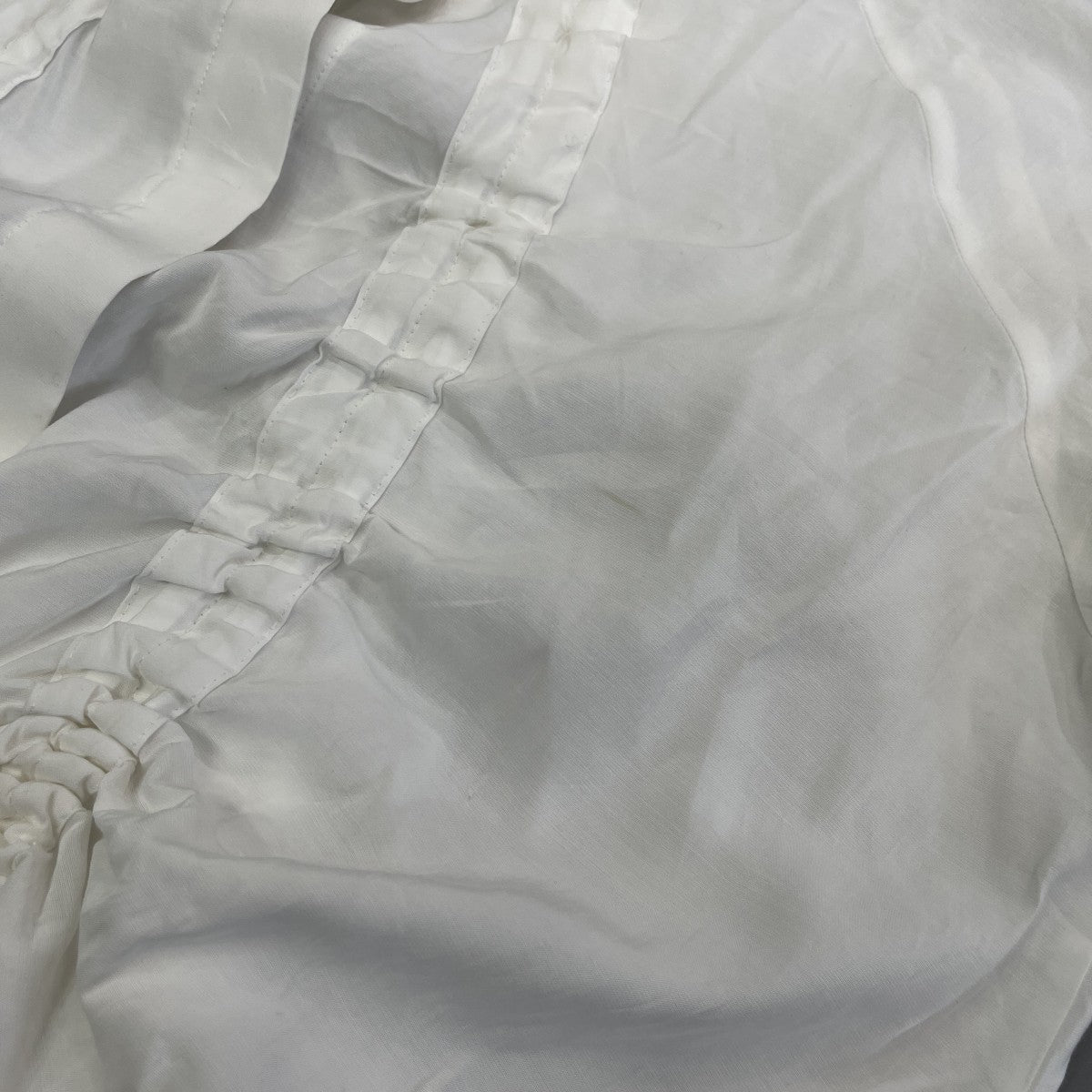 デルファイドローストリングシャツ28GH03BLG246WHT