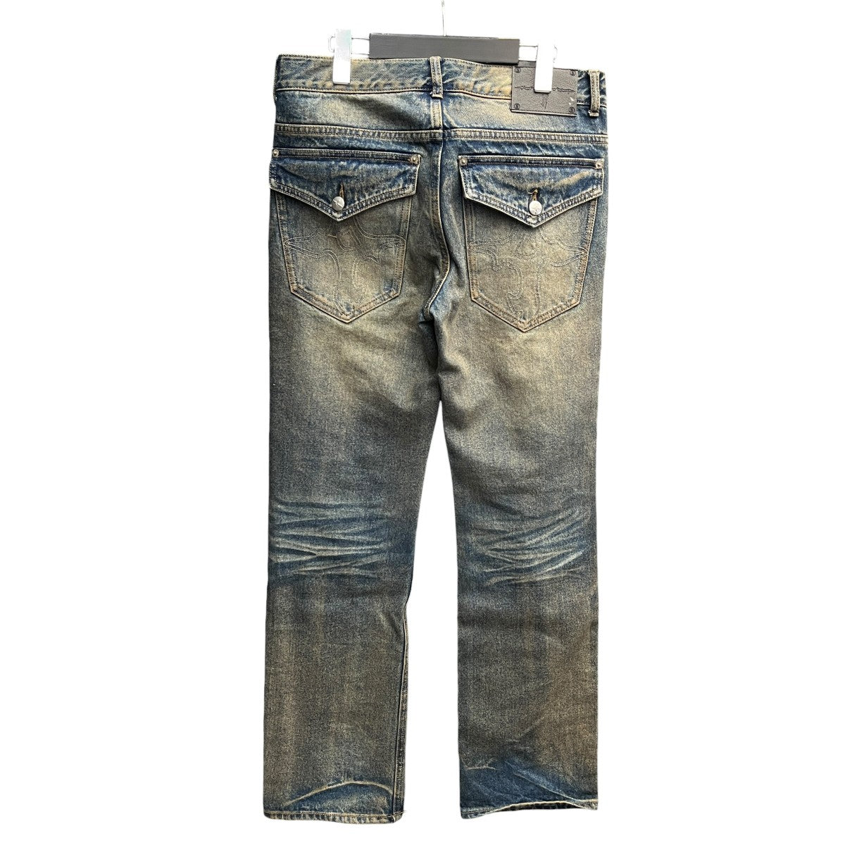 Symbol Stitch Low Rise Flare Fit Denim Pantsデニムパンツ