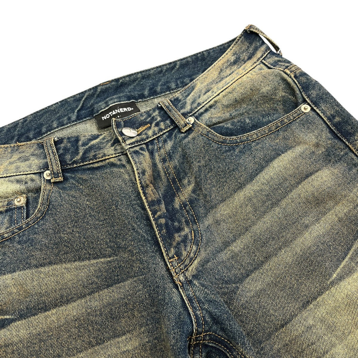 Symbol Stitch Low Rise Flare Fit Denim Pantsデニムパンツ