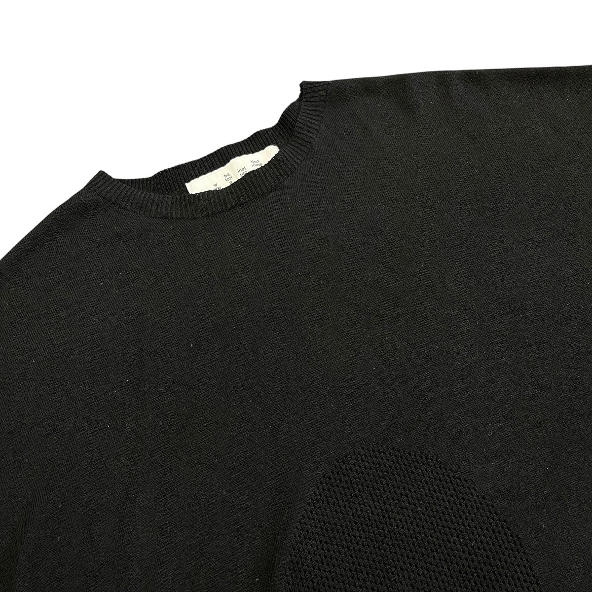 26SSVENTILATION MESH CREW SWEATERニットBAL-2195
