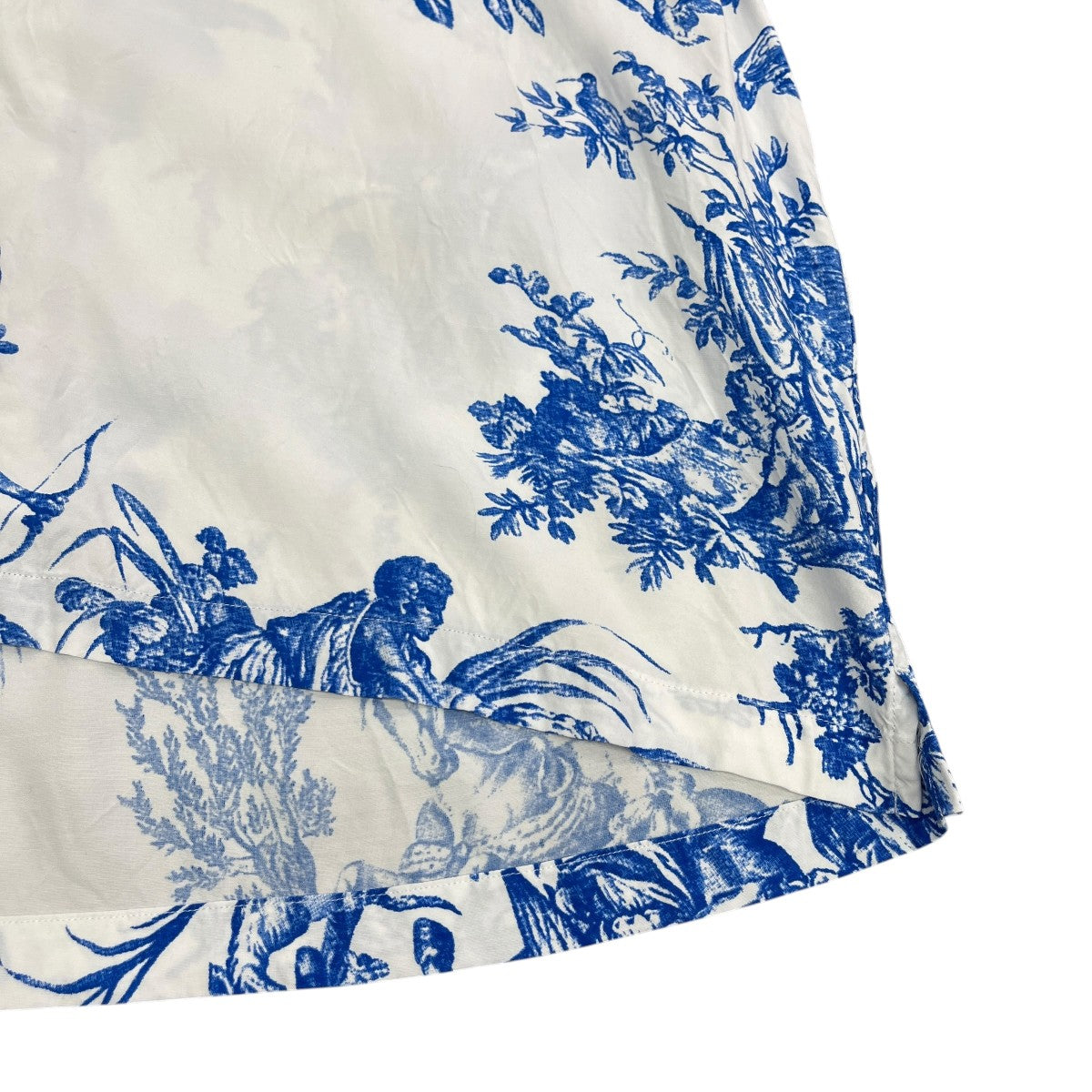 4 continents print long sleeve shirtオープンカラーシャツUS2417