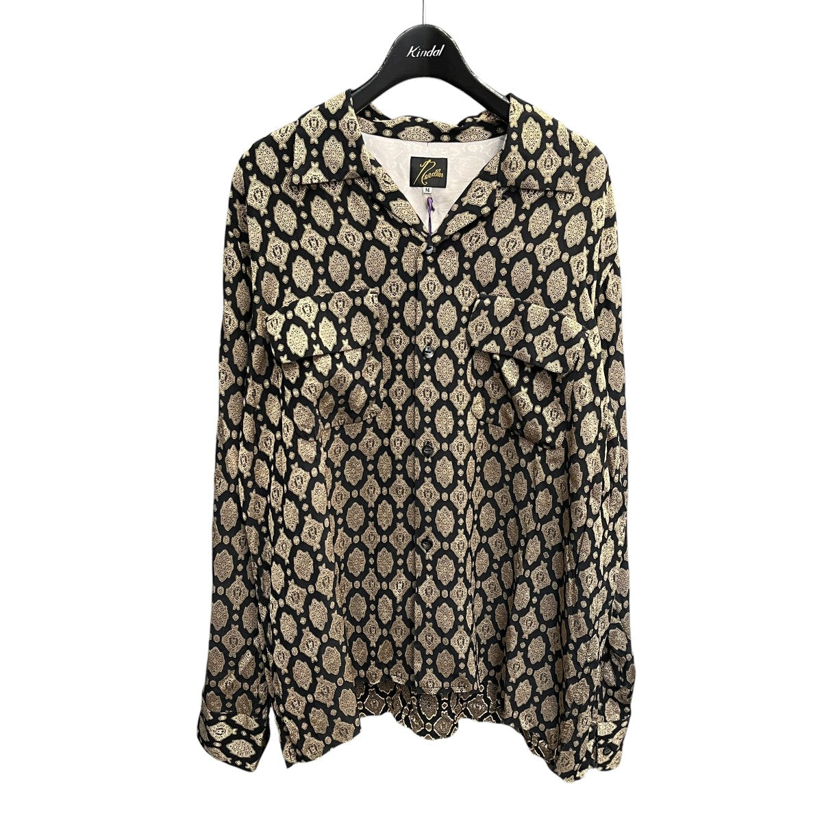 20SSCut-Off Bottom Classic Shirt-Ac Cu Jc Fine Pattern柄シャツGL098