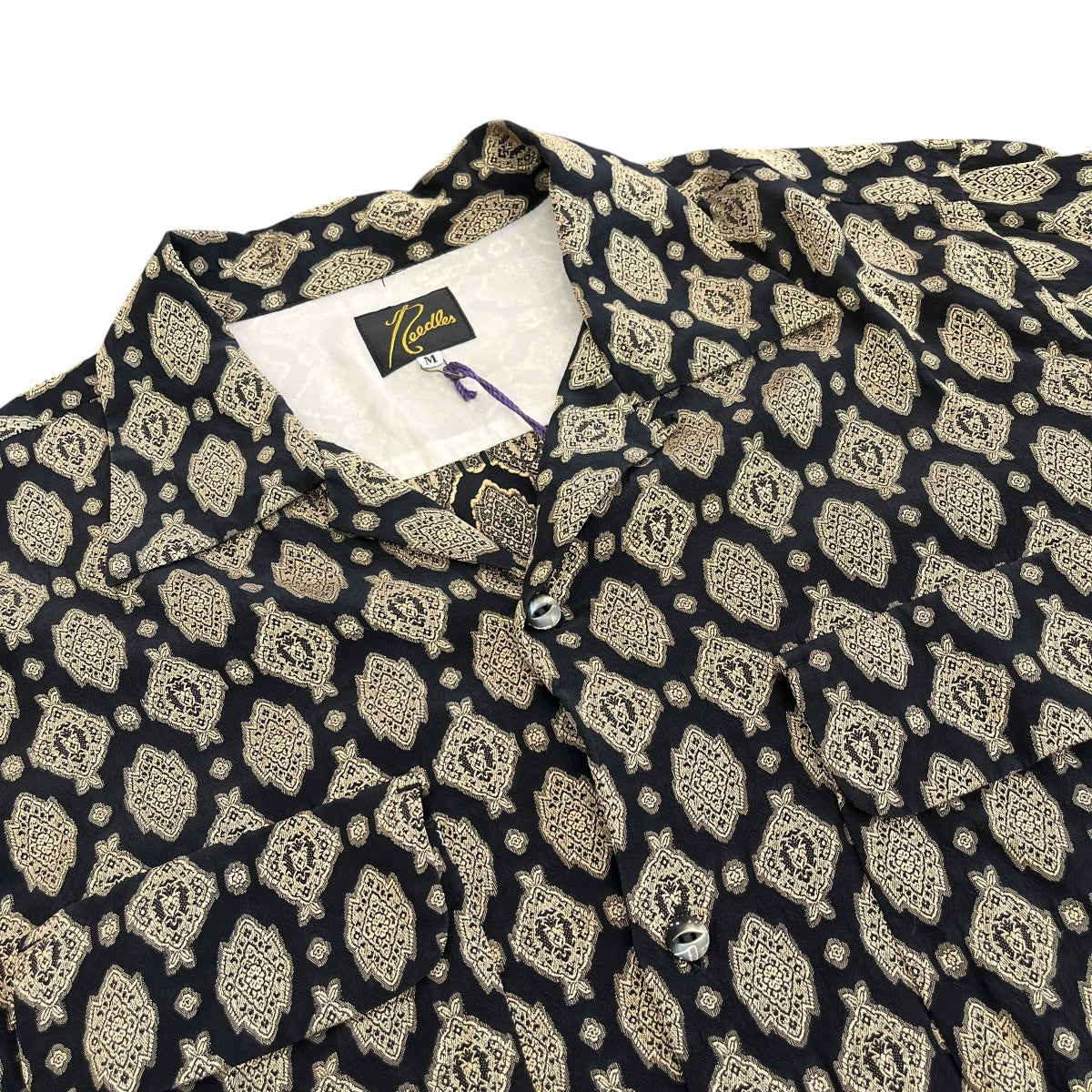 20SSCut-Off Bottom Classic Shirt-Ac Cu Jc Fine Pattern柄シャツGL098