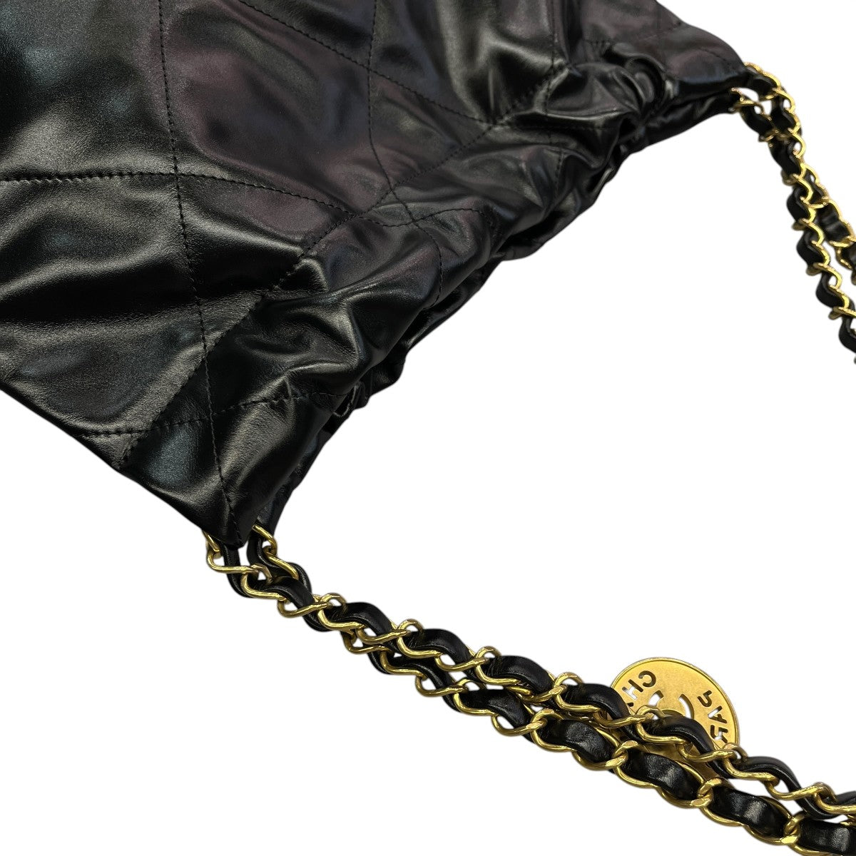 CHANEL 22 スモール ハンドバッグチェーンショルダーバッグ