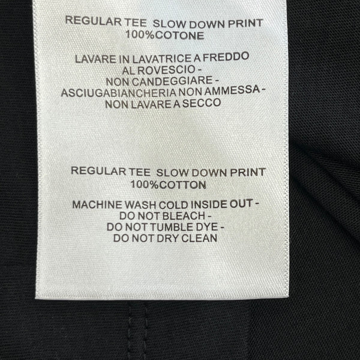 26SSPeacemaker Regular Tee Slow Dow Print半袖カットソーPCM3OT01C-JE001-99