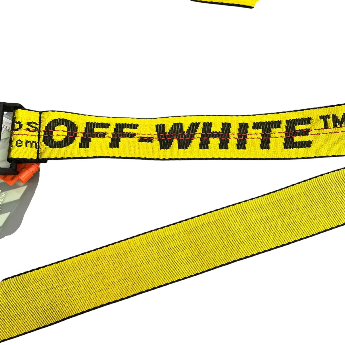 新品タグ付 18-19年 フェイエノールト(H) ファンペルシ サイン入 OFFWHITE(オフホワイト) インダストリアルベルト イエロー｜【公式