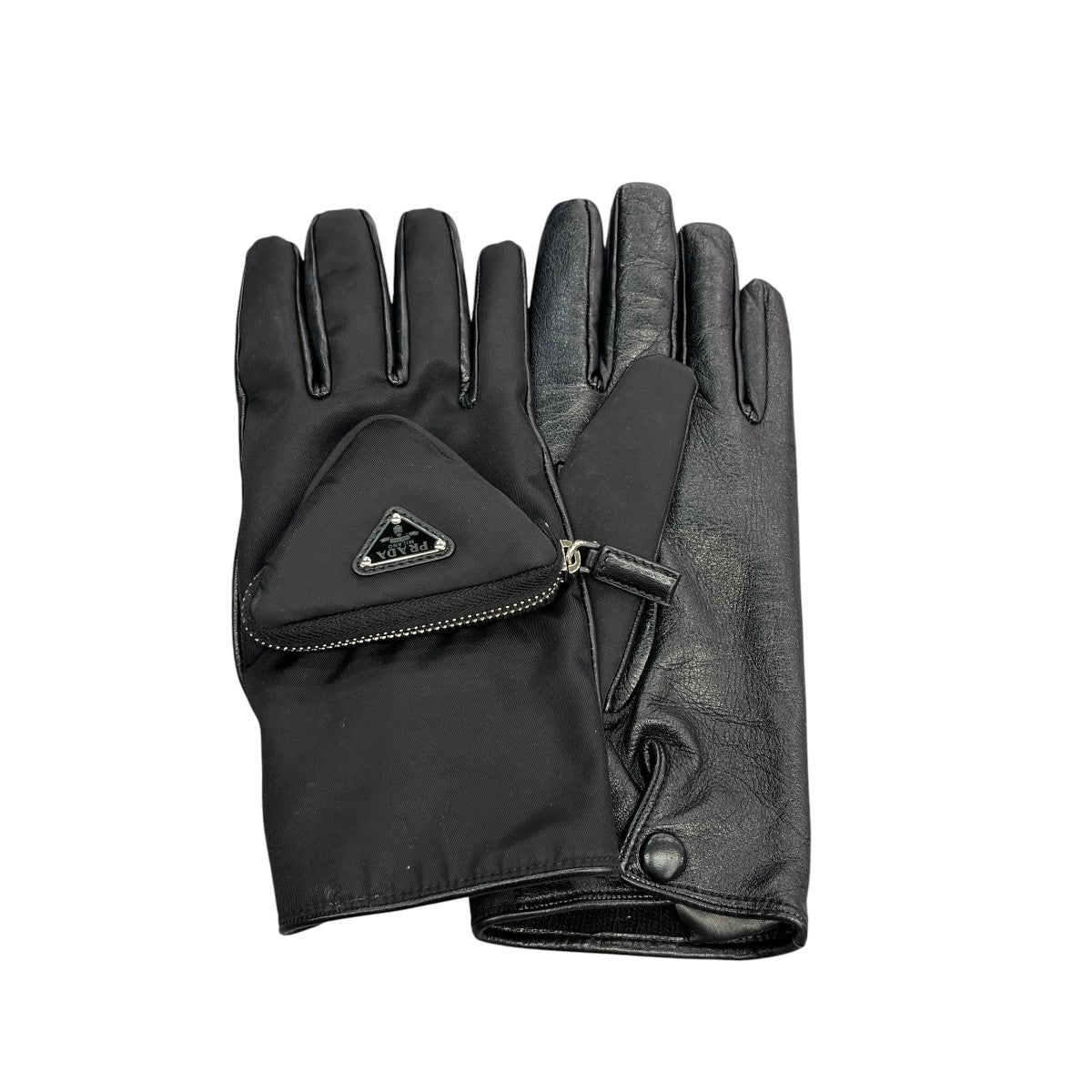 PRADA(プラダ) Re-Nylon and Napa Leather Glovesグローブ2GG137 2DW1