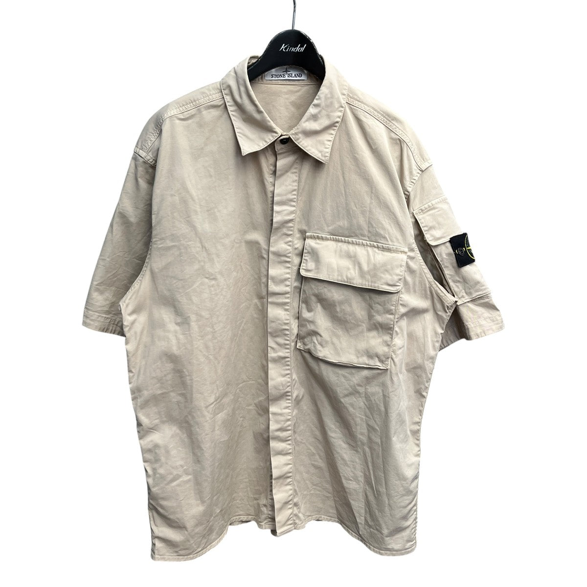STRETCH ORGANIC COTTON TWILL SHORT SLEEVE SHIRT半袖シャツK2S151100007 S0010