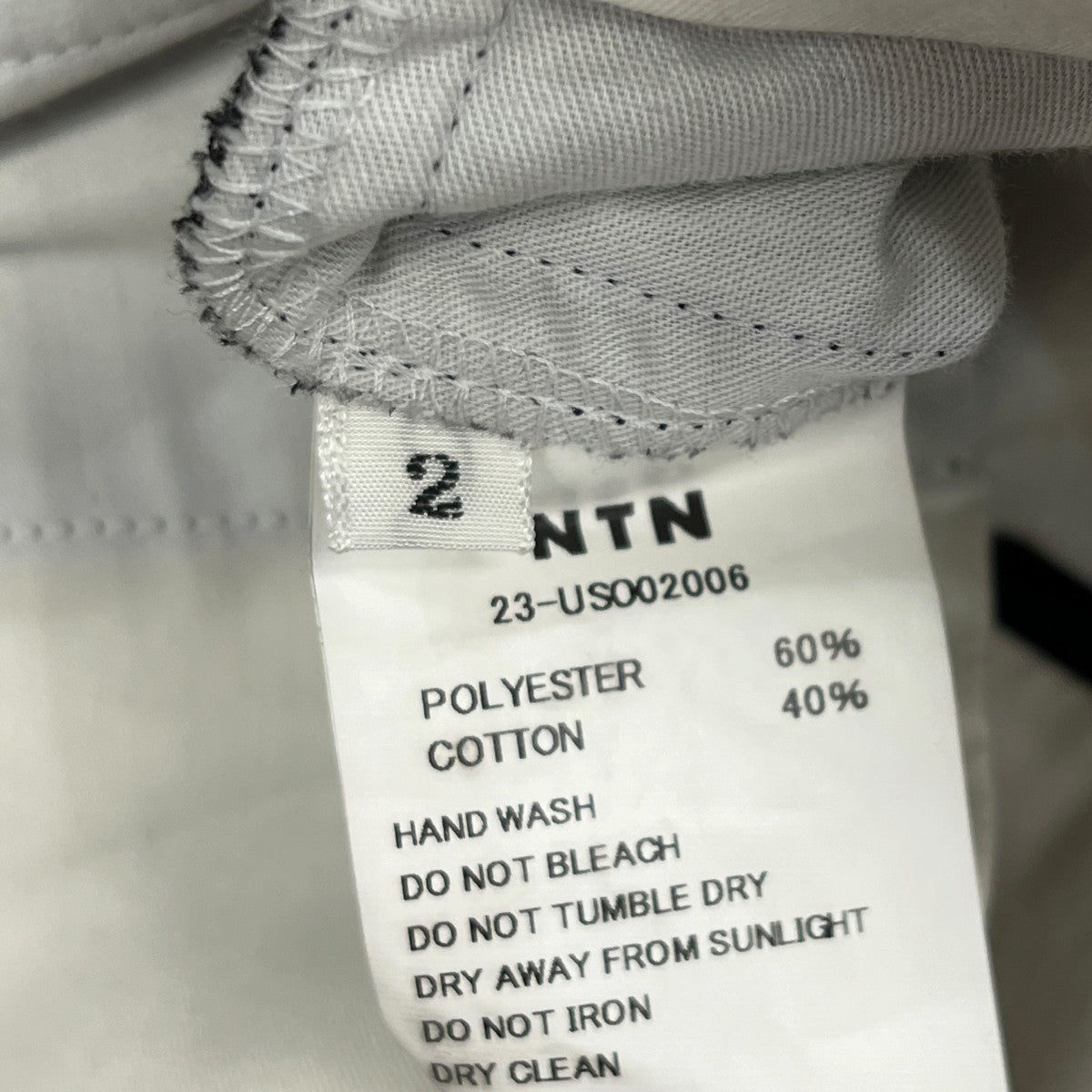 BETA 2-TUCK TROUSERSパンツ23-USO02006