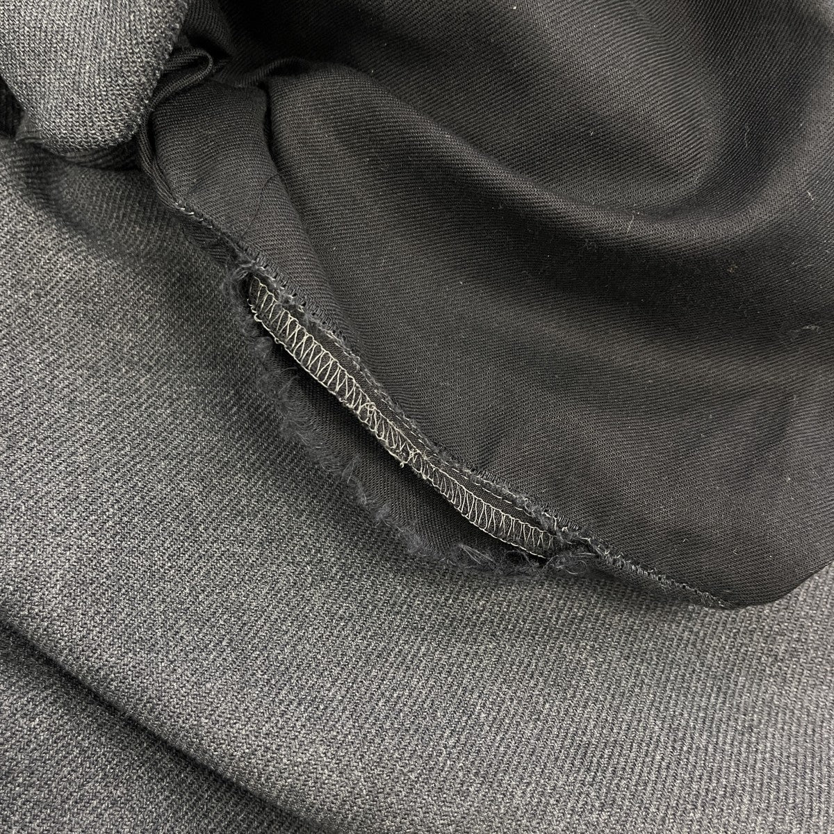 WOVEN CIRCLE BROCKEN LONG JACKETチェスターコート23AW-JK02
