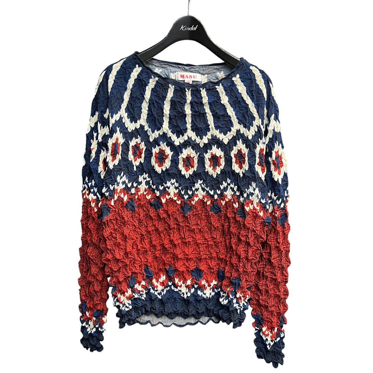POPCORN NORDIC SWEATERロングスリーブカットソーMVFW-CS0122