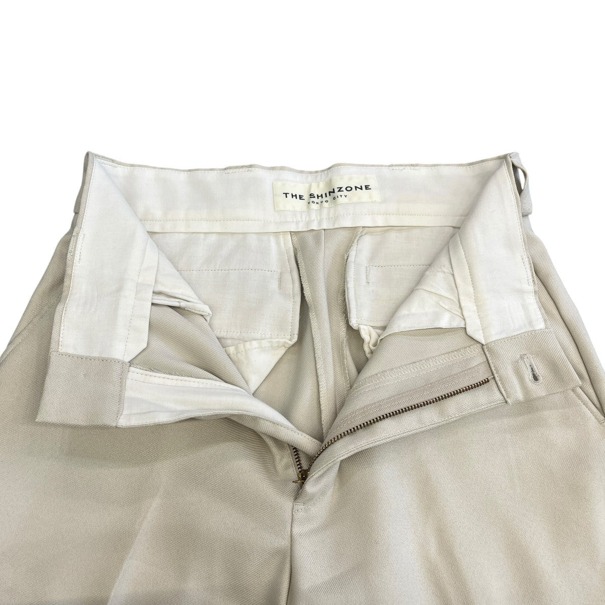 THE SHINZONE CENTER PRESS PANTSスラックス17SMSPA16 古着・中古-3枚目のアイテム画像