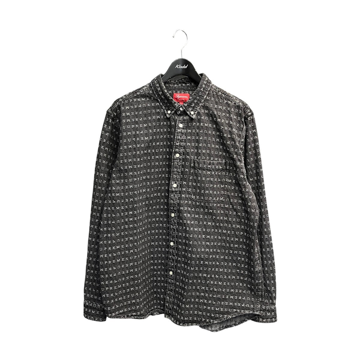 Warp Jacquard Logos Denim Shirtデニムシャツ