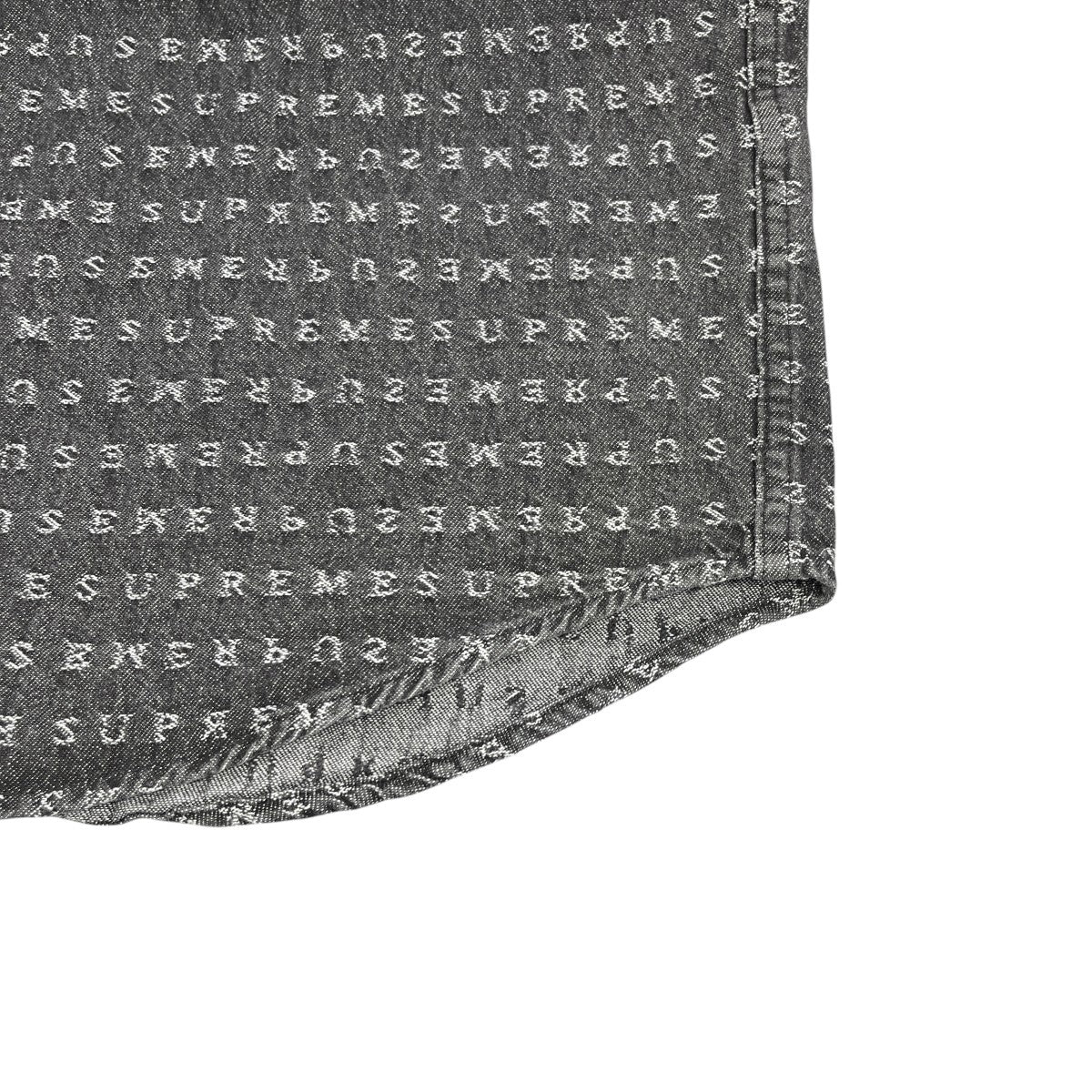Supreme Warp Jacquard Logos Denim Shirtデニムシャツ 古着・中古-5枚目のアイテム画像