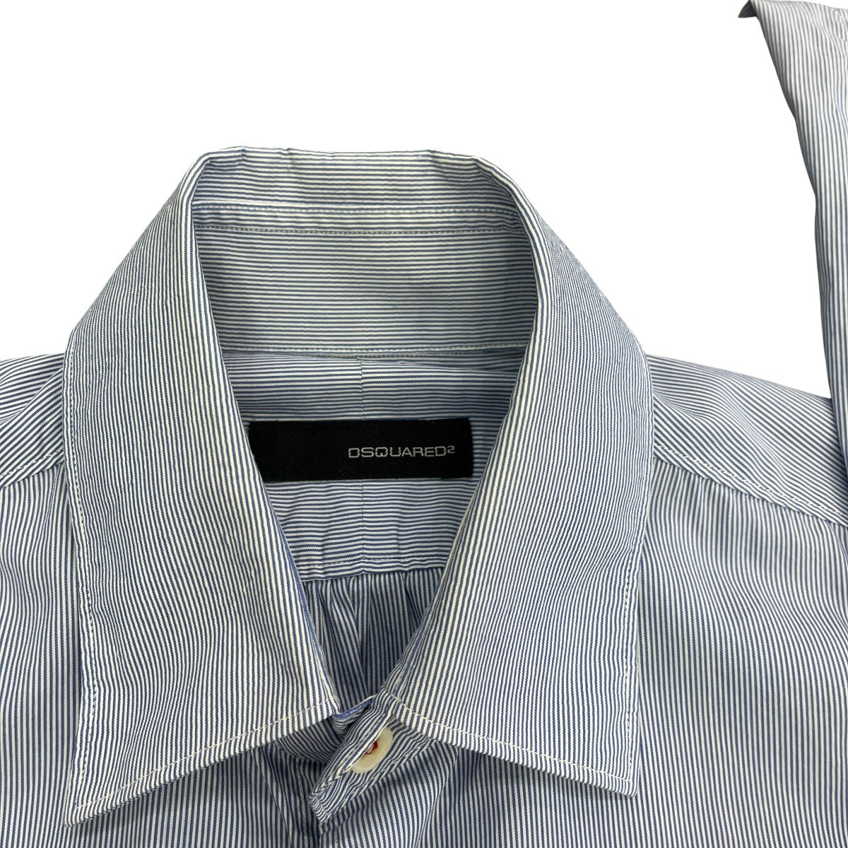 DSQUARED2 ストライプシャツ03077 古着・中古-8枚目のアイテム画像