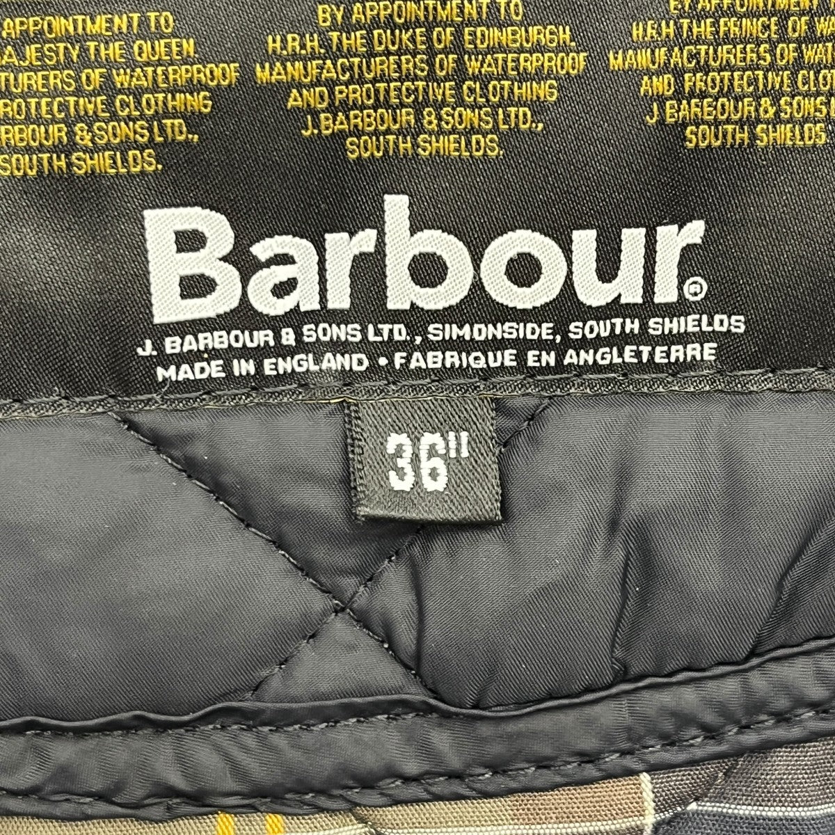Barbour キルティングジャケット1202224 古着・中古-7枚目のアイテム画像