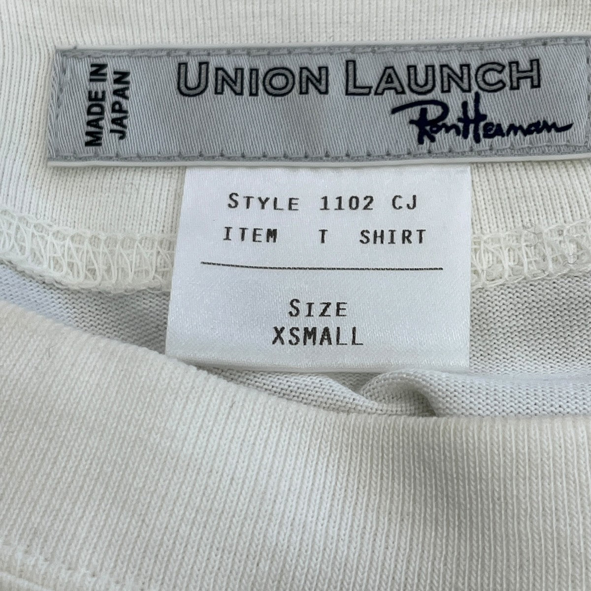 UNION LAUNCH×Ron Herman Aging Plain Stitch Long Sleeve Teeロングスリーブカットソー3810900261 古着・中古-7枚目のアイテム画像