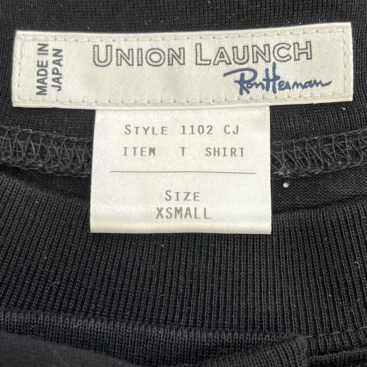 UNION LAUNCH×Ron Herman Aging Plain Stitch Long Sleeve Teeロングスリーブカットソー3810900261 古着・中古-7枚目のアイテム画像