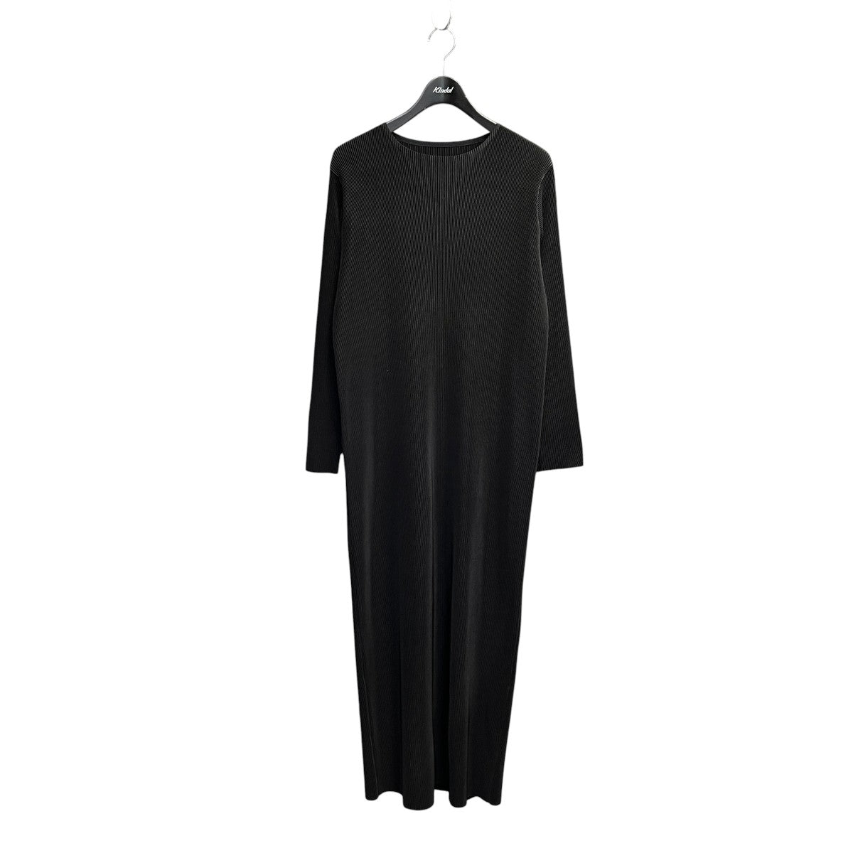 wee9s daily daily super stretch crew neck pleats one pieceワンピースw00925 古着・中古-1枚目のアイテム画像