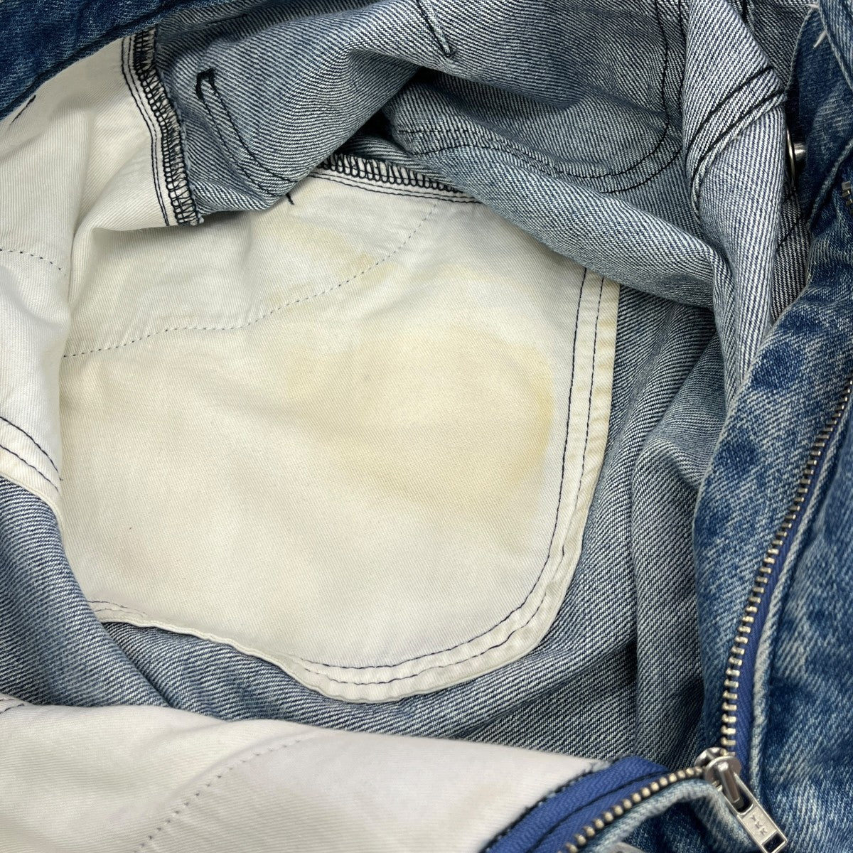 MY SIDE ZIP DENIM PANTSデニムパンツ223-61501 古着・中古-6枚目のアイテム画像