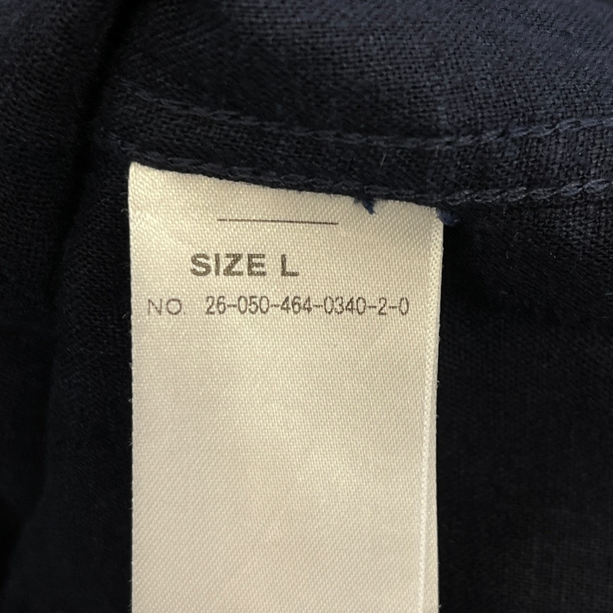 26SSEuropean Flax   ヨーロピアンフラックス リネン レーヨン シャツレギュラーカラーシャツ26-050-464-0340-2-0
