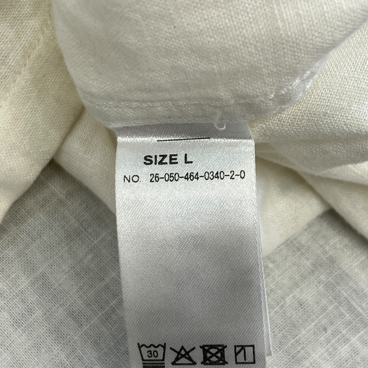 26SSEuropean Flax   ヨーロピアンフラックス リネン レーヨン シャツレギュラーカラーシャツ26050464034020