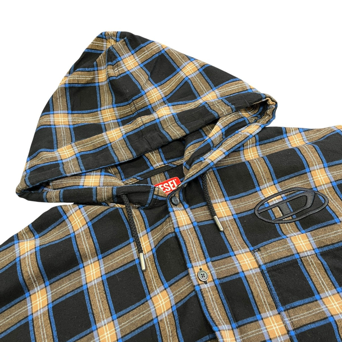 S-DEWNY-HOOD-AJFIチェックシャツパーカーA19446