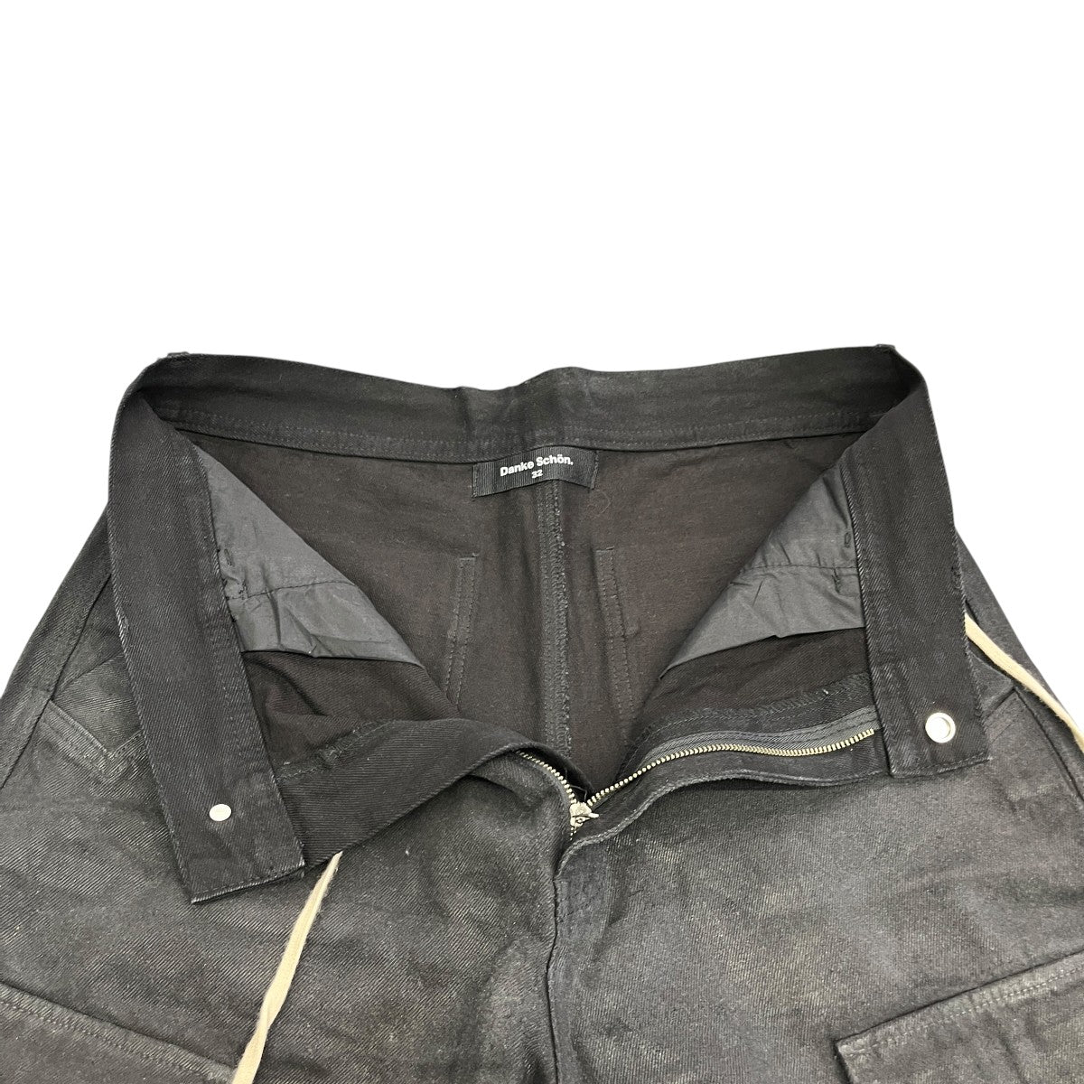 26SS11oz RUBBER COATED FLARE CARGO PANTSカーゴパンツ26S-PTL030-DS