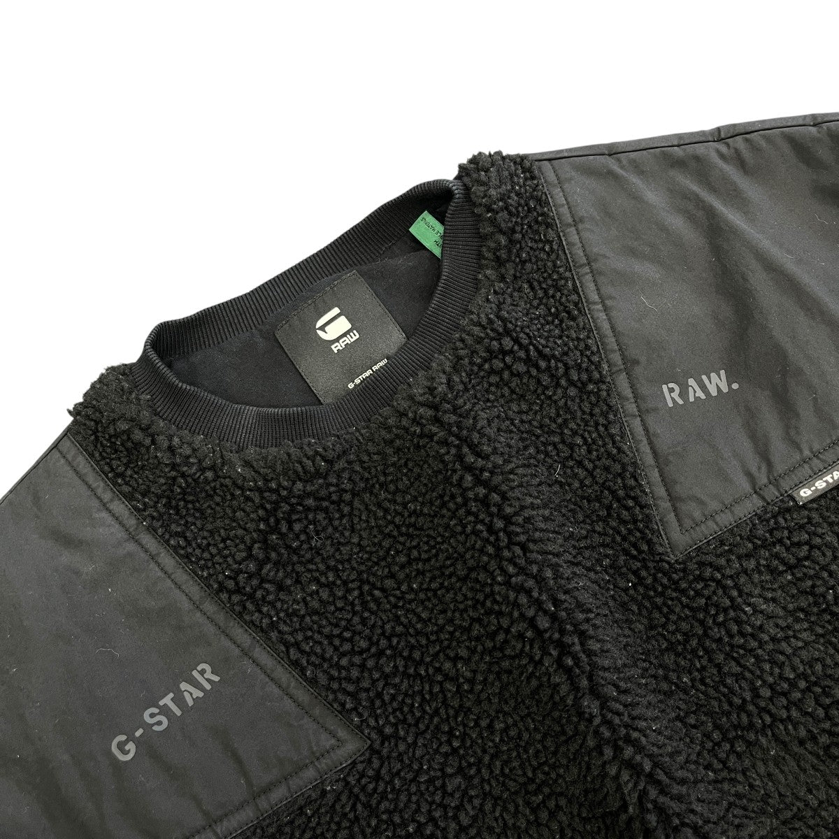 Teddy Woven Mix SweaterスウェットD22108-C849-6484