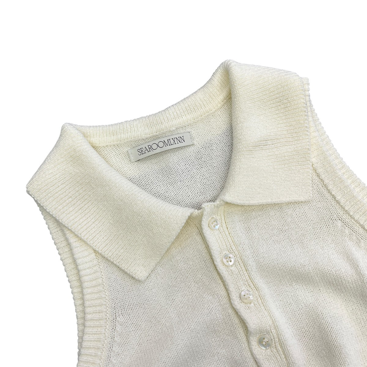 MultiサイズKnit Poloベストノースリーブニット122616221