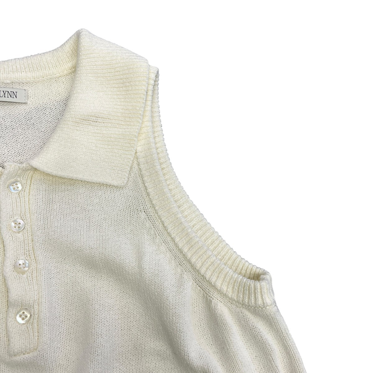MultiサイズKnit Poloベストノースリーブニット122616221